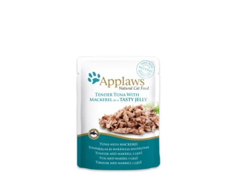 Applaws Tuna Wholemeat with Mackeral in Jelly Cat Food, 70 Gms at ithinkpets.com