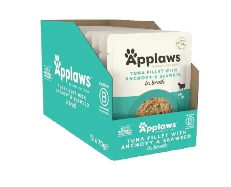 Applaws Cat Tuna Fillet with Anchovy Cat Food, 70 Gms at ithinkpets.com 1 (1)