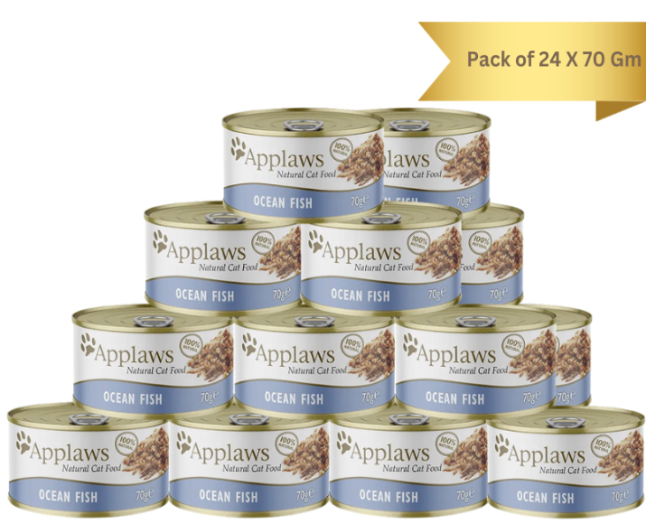 Buy Applaws Natural Ocean Fish Cat Food 70 Gm Cans Applaws Cat