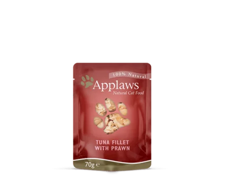 Applaws Natural Tuna Fillet with Pacific Prawn in Broth Cat Food at ithinkpets