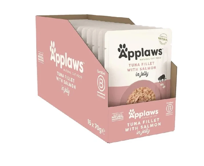 Applaws Natural Tuna with Salmon in Jelly Wet Cat Food, 70 Gms at ithinkpets.com 1 (1)