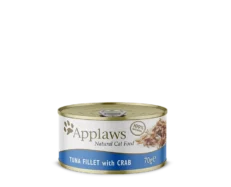 Applaws Tuna Fillet with Natural Crab Cat Food, 70 Gms at ithinkpets