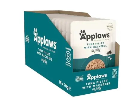 Applaws Tuna Wholemeat with Mackeral in Jelly Cat Food, 70 Gms at ithinkpets.com 1 (1)