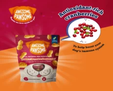 Awesome Pawsome Peanut Butter & Cranberry Dog Treat, 85 Gms at ithinkpets