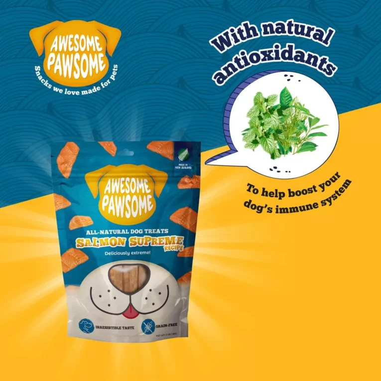 Awesome-Pawsome-Salmon-Supreme-3 Dog Treats. 85 Gm at ithinkpets.com