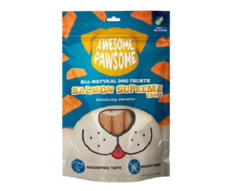 Awesome Pawsome Salmon Supreme Recipe Dog Treat 85 Gms at ithinkpets.com (1)