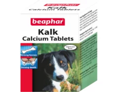 Beaphar Kalk Calcium Tablets for Puppy & Dogs, 60 Tablets at ithinkpets.com (2)