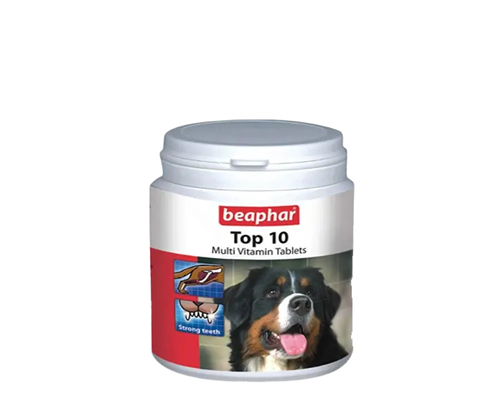 Beaphar Top 10 Multivitamin Dog Tablets at ithinkpets