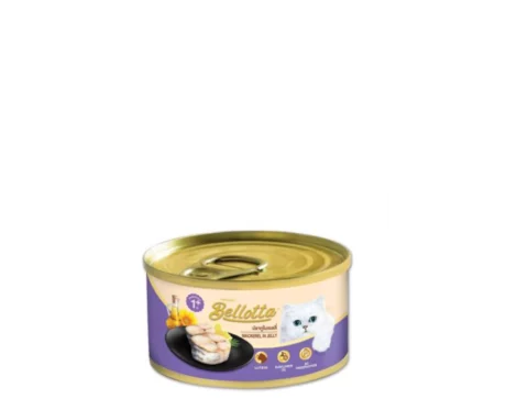 Bellotta Mackeral in Jelly Tin Adult Cat Food, 185 Gms at ithinkpets