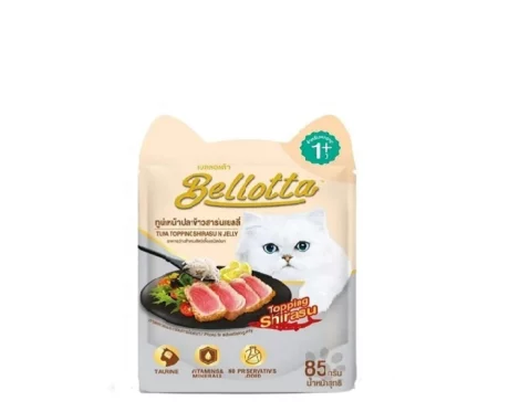 Bellotta Tuna Topping Shirasu in Jelly Wet Food Adult Cat Food, 85 Gms at ithinkpets