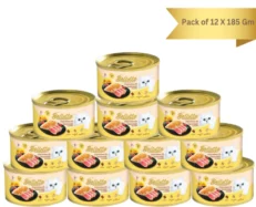 Bellotta Tuna With Chicken In 3 Layers Tin Adult Cat Food, 185 Gms at ithinkpets