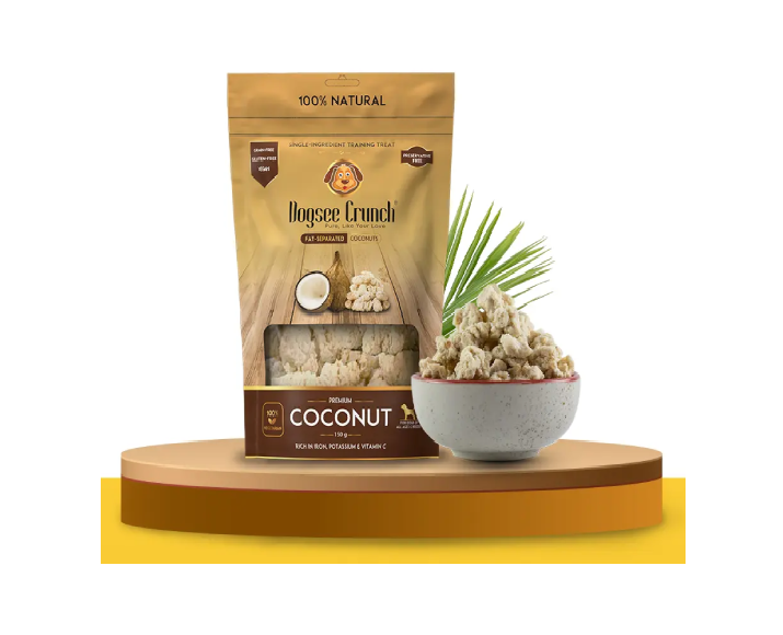 Dogsee-Crunch-Freeze-Dried-Coconut-Dog-Treats-All-Breeds-Puppies-and-Adult-150g at ithinkpets.com (1)