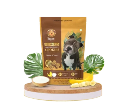 Dogsee Gigabites Banana and Yogurt Dog Biscuits Cookies for Dogs at ithinkpets