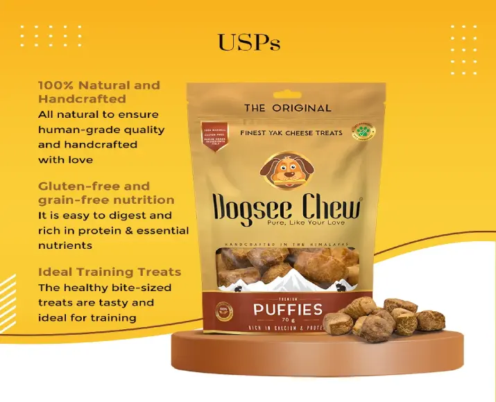 Dogsee Puffies Bite-Sized Dog Training Treats for Puppies and Adult Dogs at ithinkpets (3)