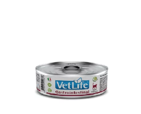 Farmina Vetlife Gastrointestinal Cat Formula Wet Food Can, 85 Gms at ithinkpets.com