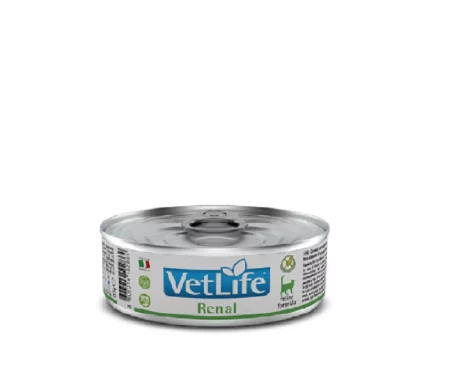 Farmina Vetlife Renal Cat Formula Wet Food Can, 85 Gms at ithinkpets.com