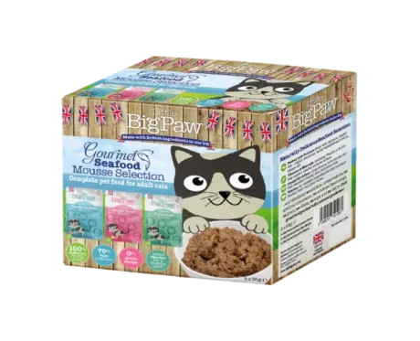 Little Big Paw Gourmet Seafood Mix Pack (Atlantic Salmon - 2 Packs, Atlantic Tuna - 2 Packs , Ocean Fish - 2 Packs) at ithinkpets.com (1)