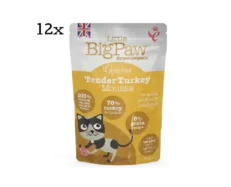Little Big Paw Gourmet Tender Turkey Mousse Cat Wet Food, 85 Gms at ithinkpets.com (1) (1)