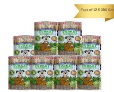 Little Big Paw Turkey,Cranberries,Brocolli,Carrot & Herbs Dog Wet Food, 390 Gms at ithinkpets