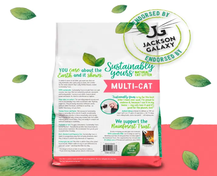Sustainably Yours Multi-Cat, Cat Litter at ithinkpets (4)