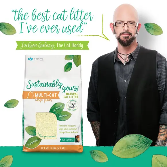 Sustainably Yours Multi-Cat Large Grains, Cat Litter at ithinkpets (3)