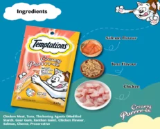 Temptation Creamy Purree Salmon and Cheese Flavor,48 Gm – Cat Treats - at ithinkpets.com (2)