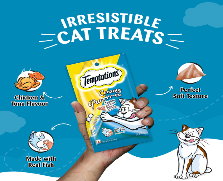 Temptation Creamy Purree Chicken and Tuna Flavor,48 Gm – Cat Treats – at ithinkpets.com (6)