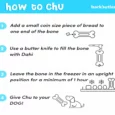 Barkbutler Chu the Bone Dog Toy