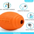 Barkbutler Just a Football Small And Medium Breed Dog Toy