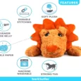 Barkbutler Lulu The Lioness Plush Dog Toy with Squeaker