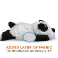 Barkbutler Pandu The Panda Plush Dog Toy with Squeaker