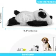 Barkbutler Pandu The Panda Plush Dog Toy with Squeaker