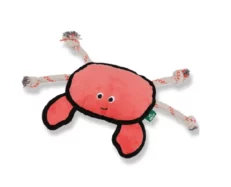Beco Dual Material Crab Toy For Dogs at ithinkpets.com (1)