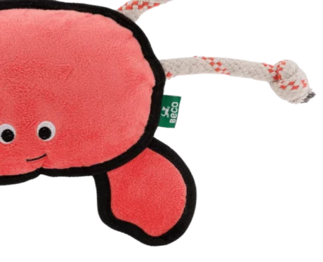 Beco Dual Material Crab Toy For Dogs at ithinkpets.com (2)