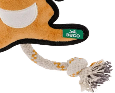 Beco Dual Material Kangaroo Toy For Dogs at ithinkpets.com (2)