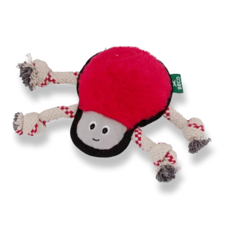 Beco Dual Material Spider Toy For Dogs at ithinkpets.com (1)