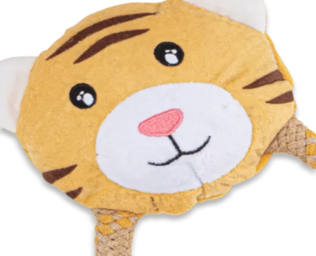 Beco Dual Material Tiger Toy For Dogs at ithinkpets.com (2)
