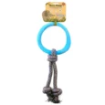 Beco Hoop On Rope Toy for Dogs, Blue