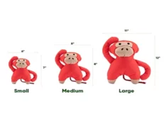 Beco Monkey Shaped Plush Toy for Dogs at ithinkpets.com (2)