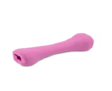 Beco Natural Rubber Bone Toy for Dogs Pink at ithinkpets.com (1)