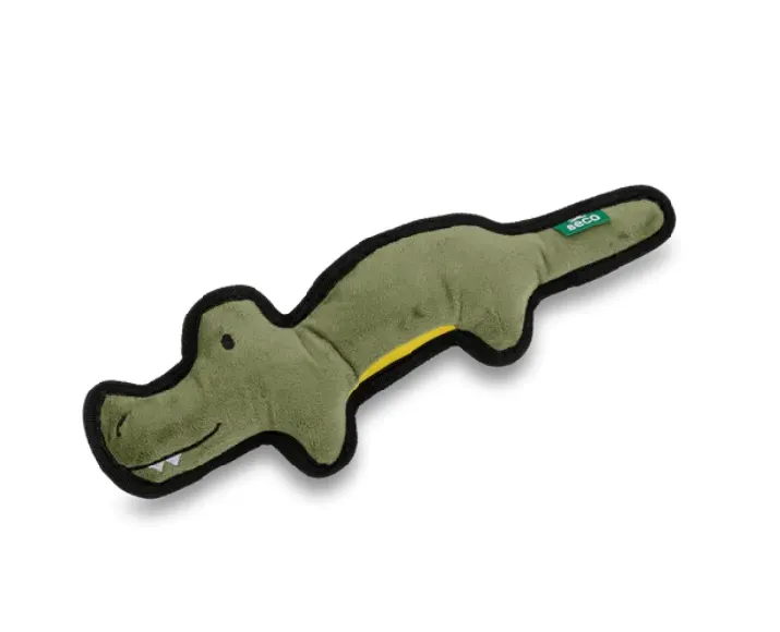 Beco Rough And Tough Crocodile Toy For Dogs at ithinkpets.com (1)