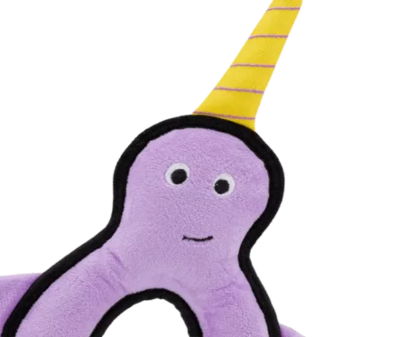 Beco Rough And Tough Narwhal Toy For Dogs at ithinkpets.com (2)