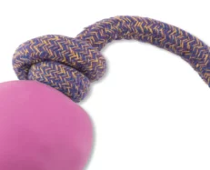 Beco Rubber Ball On Rope Toy for Dogs at ithinkpets.com (2)