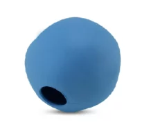 Beco Rubber Treat Ball Toy For Dogs Blue at ithinkpets.com (2)