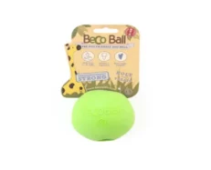 Beco Rubber Treat Ball Toy For Dogs Green at ithinkpets.com (1)