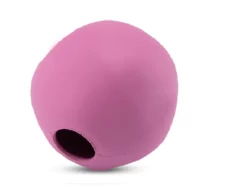 Beco Rubber Treat Ball Toy For Dogs Pink at ithinkpets.com (2)