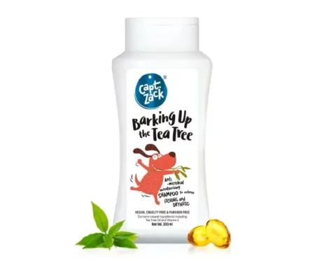Captain Zack Barking Up the Tea Tree Dog Shampoo 200 ml at ithinkpets.com (1)