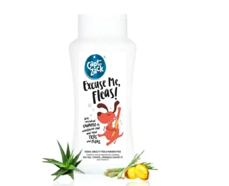Captain Zack Excuse Me Fleas Dog Shampoo at ithinkpets.com (1)