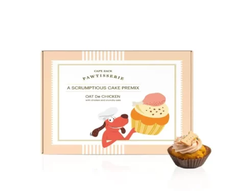Captain Zack Oats De Chicken Cake Premix Treats for Pets 220g at ithinkpets.com (1)