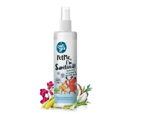 Captain Zack Pet Sanitizer PetMe I’m Sanitized Dogs & Cats (250ml) at ithinkpets.com (1)